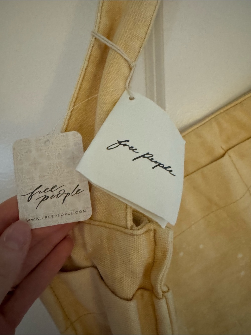 NWT Free People Camp Crush Sling Bag- Neutral - Picture 10 of 13